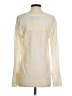 Theory 100% Silk Ivory Long Sleeve Silk Top Size P (petite) - photo 2