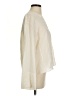 Theory 100% Silk Ivory Long Sleeve Silk Top Size P (petite) - photo 4