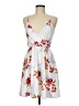 Unbranded Floral White Casual Dress Size M - photo 1
