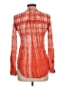 Maeve 100% Rayon Orange Long Sleeve Blouse Size 10 - photo 2