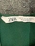 Zara 100% Polyester Solid Green Casual Dress Size XS - photo 7