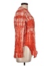 Maeve 100% Rayon Orange Long Sleeve Blouse Size 10 - photo 4