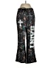 Unbranded 100% Polyester Print Black Casual Pants Size S - photo 1