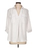 Counterparts 100% Polyester White 3/4 Sleeve Blouse Size L - photo 1