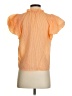 THML 100% Polyester Orange Short Sleeve Blouse Size XS - photo 2