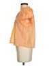 THML 100% Polyester Orange Short Sleeve Blouse Size XS - photo 5