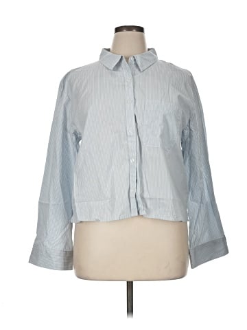 Evereve 3/4 Sleeve Button-Down Shirt (view 1)