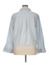 Evereve 100% Cotton Blue 3/4 Sleeve Button-Down Shirt Size XL - photo 2