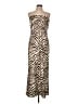 Forever 21 Animal Print Brown Casual Dress Size L - photo 1