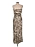 Forever 21 Animal Print Brown Casual Dress Size L - photo 2
