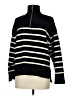 Zara Stripes Black Turtleneck Sweater Size M - photo 1