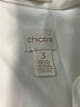 Chico's 100% Cotton Ivory Long Sleeve Blouse Size XL - photo 7