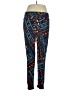 Lularoe Print Blue Casual Pants Size 33 waist - photo 1