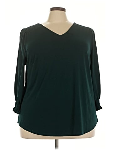 Adrianna Papell Long Sleeve Blouse (view 1)