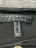Aidan Mattox Graphic Black Cocktail Dress Size 16 - photo 7