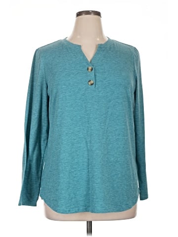 Automet Long Sleeve Henley (view 1)