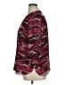 NYDJ 100% Polyester Camo Burgundy 3/4 Sleeve Blouse Size XL - photo 5