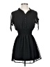 J for Justify 100% Polyester Black Short Sleeve Blouse Size M - photo 1