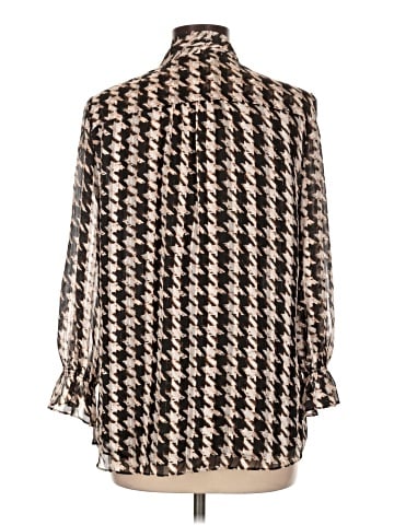 Karl Lagerfeld Paris Long Sleeve Blouse (view 2)
