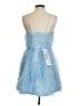BCBGMAXAZRIA 100% Polyester Blue Cocktail Dress Size 2 - photo 2