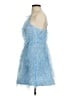 BCBGMAXAZRIA 100% Polyester Blue Cocktail Dress Size 2 - photo 5
