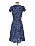 Talbots 100% Viscose Print Blue Casual Dress Size XS - photo 2