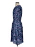 Talbots 100% Viscose Print Blue Casual Dress Size XS - photo 5