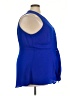 Torrid 100% Polyester Blue Sleeveless Blouse Size 3X Plus (3) - photo 4