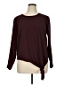 Talbots 100% Polyester Burgundy Long Sleeve Top Size XL - photo 1