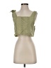Assorted Brands 100% Cotton Green Sleeveless Blouse Size XS - photo 1