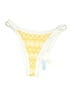 Cupshe Chevron-herringbone Yellow Swimsuit Bottoms Size M - photo 1