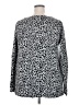 Amaryllis Silver Long Sleeve Top Size 2X - photo 2