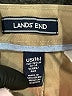 Lands' End 100% Cotton Solid Tan Khaki Shorts Size 13 - 14 - photo 3