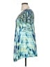 One World Blue Short Sleeve Blouse Size XL - photo 5