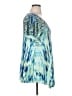 One World Blue Short Sleeve Blouse Size XL - photo 4