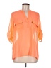 Live 4 Truth Orange 3/4 Sleeve Blouse Size M - photo 1