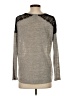 Love Scarlett Silver Pullover Sweater Size S - photo 2