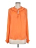 J by Joie 100% Polyester Orange Long Sleeve Blouse Size M - photo 1