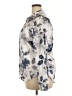 Shein Floral Silver Long Sleeve Blouse Size XL - photo 5