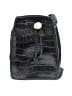 Brighton 100% Leather Black Leather Bucket Bag One size - photo 1