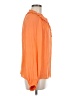 J by Joie 100% Polyester Orange Long Sleeve Blouse Size M - photo 4