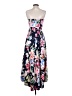 Eliza J 100% Polyester Floral Blue Cocktail Dress Size 4 - photo 2