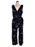 Kaileigh Stars Blue Jumpsuit Size L - photo 1