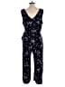 Kaileigh Stars Blue Jumpsuit Size L - photo 2