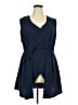 DR2 Blue Sleeveless Blouse Size 2X - photo 1