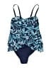 Lands' End Print Blue Swimsuit Top Size 10L - photo 1