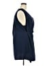 DR2 Blue Sleeveless Blouse Size 2X - photo 4