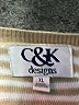 C&K Designs Tan Pullover Sweater Size XL - photo 7