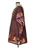 Unbranded 100% Polyester Brown Short Sleeve Blouse Size L - photo 5
