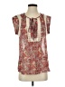 Daniel Rainn 100% Polyester Red Short Sleeve Blouse Size S (petite) - photo 1